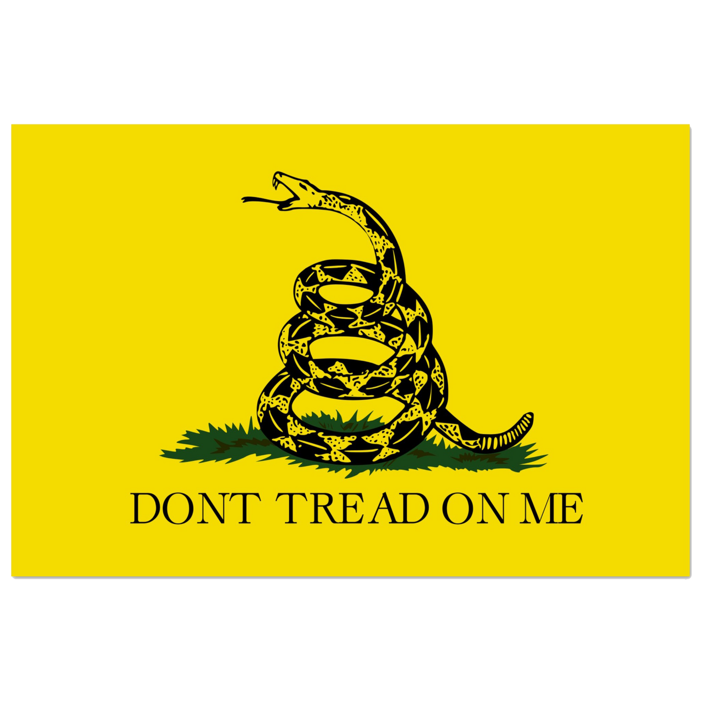 Gadsden Flag Aluminum Print